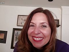 Giocherellona mamma americana giocare con se stessa